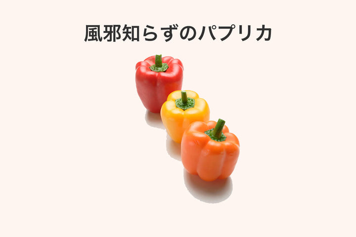 パプリカとオリーブオイル