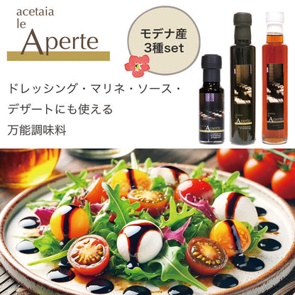 バルサミコ酢 モデナ 3種セット